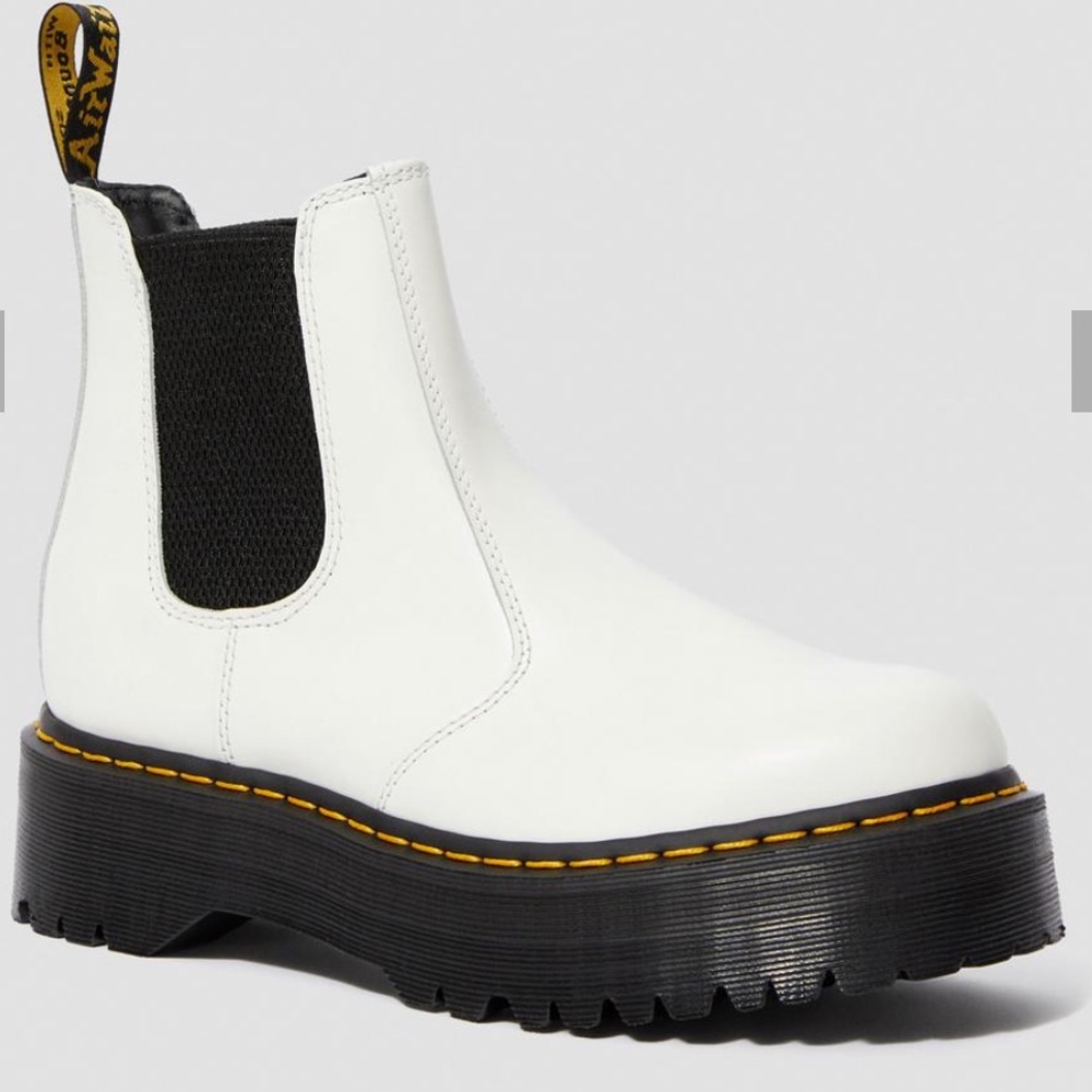 Dr. Marten’s 2976 Smooth Leather Platform Chelsea Boots